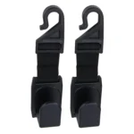 2 PCS SHUNWEI SW-2504 Plastic Hook Holder for Car Seat Headrest Backrest, Max Load: 6kg - Image 2