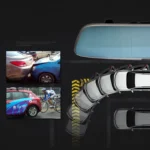 5 inch IPS Touch Screen Rear View Mirror Car Recorder with Dual Channel 720P Car Black Box, Separate Camera, Support 32GB TF Card, Night Vision, 150 Degree Wide Angle Viewing - Image 10