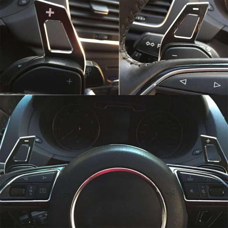 CMS9782_3.webp Car Modification Aluminum Paddle Shift Extensions for  Audi A1-A7 / Q5 Steering Wheel Gear Shifters - Image 4