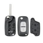 For RENAULT Clio / Megane / Kangoo / Modus Car Keys Replacement 2 Buttons Car Key Case with Foldable Key Blade - Image 6