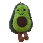 Cute Fruit Jewelry Plush Cartoon Anthropomorphic Avocado Key Ring - Image 2