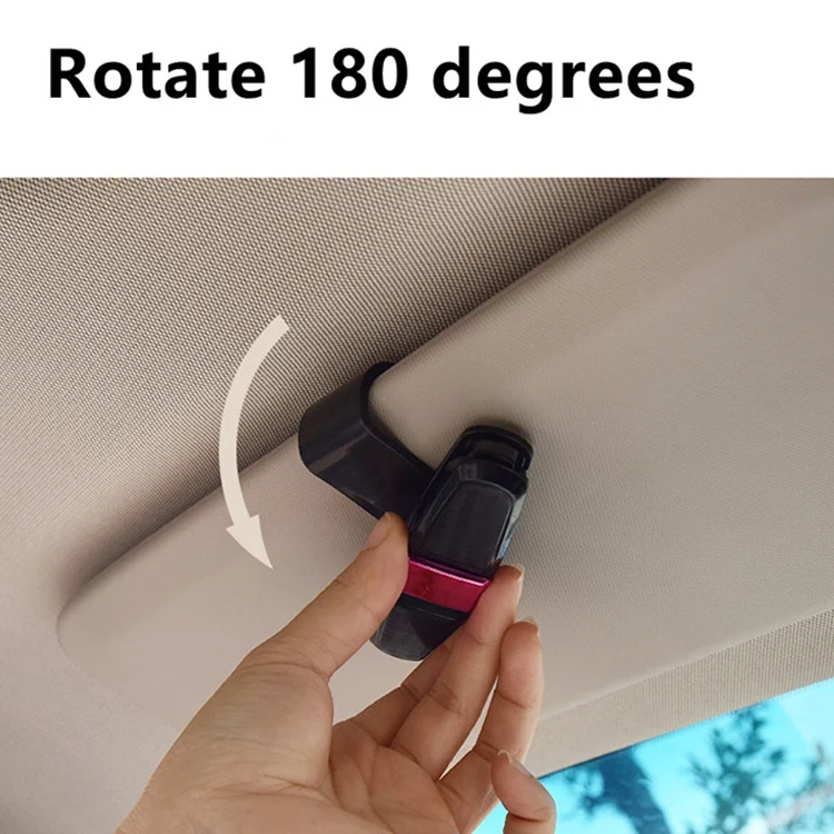 CRP0289J_6.webp Vehicle Mounted Glasses Clip Car Eyeglass Bill Holder, Package: OPP Bag - Image 7