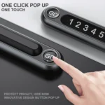 Hidden Number Metal Car Temporary Parking Number Plate Parking Card - Image 10