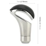 Universal Hollow Leather + Metal Car Gear Shift Knob - Image 3