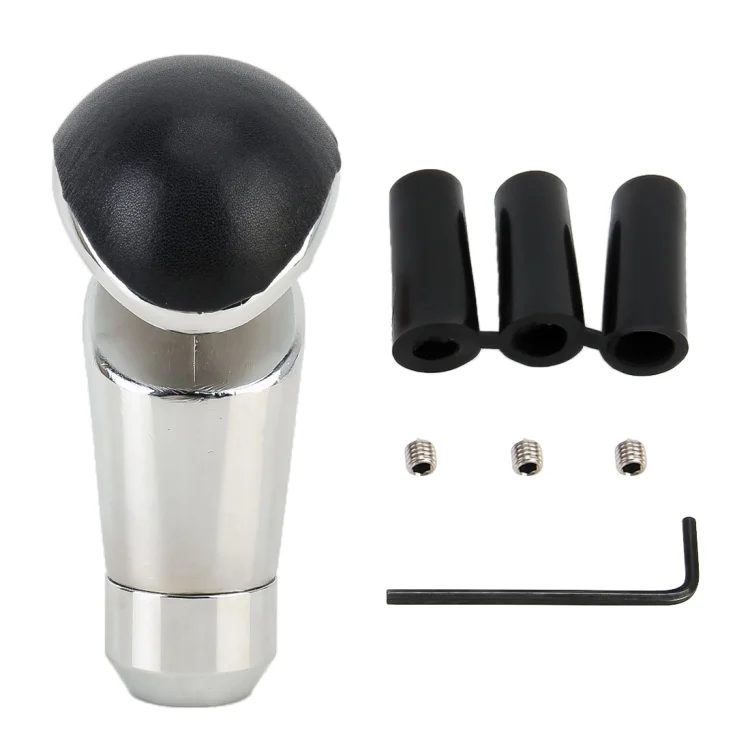 CRP0351_4.webp Universal Hollow Leather + Metal Car Gear Shift Knob - Image 5