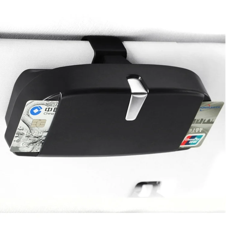 CRP0388B_9.webp Car Multi-functional Glasses Case Sunglasses Box with Card Slot, Flat Style - Image 10
