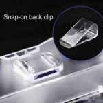 Car Multi-functional Glasses Case Sunglasses Storage Holder with Card Slot, Diamond Style - Image 6