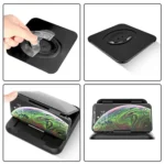Car Carbon Fiber Texture Silicon Mobile Phone Holder for 3.5-6.8 inches Cellphone - Image 11