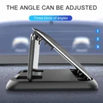 Car Carbon Fiber Texture Silicon Mobile Phone Holder for 3.5-6.8 inches Cellphone - Image 8