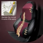 Four Seasons Breathable Memory Foam Car Neck Pillow Polyester Headrest - Image 8