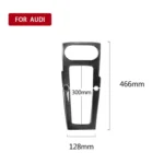 Car Carbon Fiber Gear Position Panel Decorative Sticker for Audi 2014-2017 A3, Left Drive - Image 3