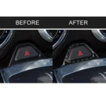 Car Carbon Fiber Warning Light Decorative Sticker for Chevrolet Camaro 2017-2019 - Image 7