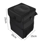 Car Back Seat Hook Garbage Can Car Storage Box - Image 2
