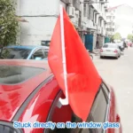 10 PCS 34cm Clip-type Car Window Plastic Flagpole, No Flag - Image 4
