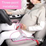 Car Safety Seat Protective Pad with Clip Back Abdominal Belt for Pregnant Woman - Image 6