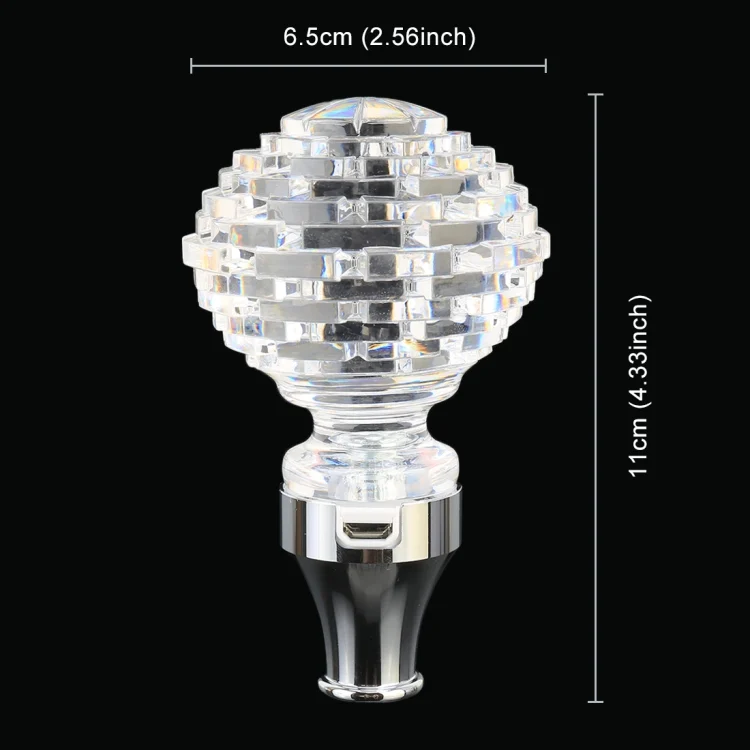 CRP0920_3.webp Universal Car Nest Shaped Crystal Gear Head Gear Shift Knob with Light - Image 4