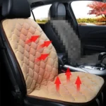 Car 12V Front Seat Heater Cushion Warmer Cover Winter Heated Warm, Single Seat