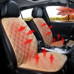 Car 12V Front Seat Heater Cushion Warmer Cover Winter Heated Warm, Double Seat - Image 5