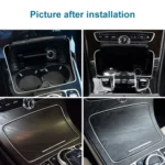 2056830900 Car Cup Holder Electroplating Trim Decorative Frame for Mercedes-Benz C Class W205 - Image 6