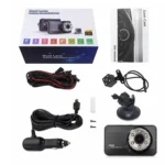 T638+ Car DVR USB Hidden Dual-lens Driving Recorder HD Reversing Video Monitor - Image 3