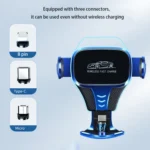 Car Air Outlet Induction Gravity Phone Wireless Charging Holder - Image 3