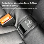 Car Rear Child ISOFIX Switch Seat Safety Cover 2059200513 for Mercedes-Benz W205 2015-2021, Left Driving - Image 5