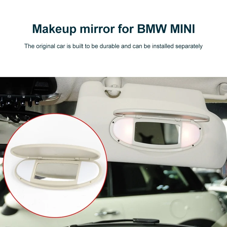 CRP1434_B4.webp Car Sunshade Makeup Mirror Sun Visor for BMW mini R50R56, Left Driving - Image 5