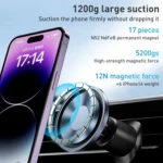 MOMAX MoVe Universal Transparent Magnetic Air Outlet Car Holder - Image 5