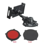 Car Dashboard Tablet Holder PVC Suction Cup Windshield Bracket + Tray - Image 2