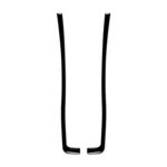 For Mercedes-Benz E-Class W210 1996-2002 Car Gear Decorative Sticker, Left and Right Drive Universal