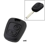 2 PCS Car 307 Mouth Remote Control Key Case Cover for PSA Peugeot Citroen