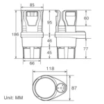 Multi-functional Car Auto Universal Carbon Fiber Texture Cup Holder Drink Holder - Image 8