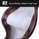 Universal Car Genuine Leather Pinhole Steering Wheel Cover, Diameter: 38cm - Image 4