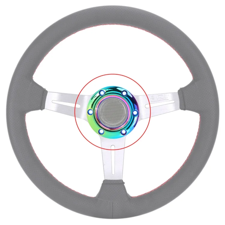 Car Colorful Steering Wheel Horn Button Push Cover