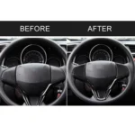 3 in 1 Car Carbon Fiber Steering Wheel Button Decorative Sticker for Honda Fit, Left and Right Drive Universal - Image 7