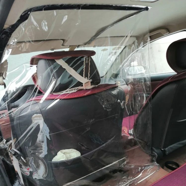 CRP2379_1.webp Car Quarantine Transparent Anti-spray Shield Anti-Saliva Protective Film, Driver Seat Universal - Image 2