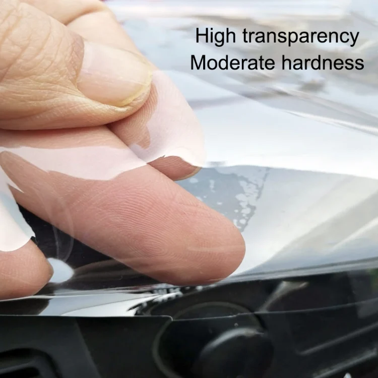 CRP2379_4.webp Car Quarantine Transparent Anti-spray Shield Anti-Saliva Protective Film, Driver Seat Universal - Image 5