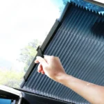 Car Sucker Suction Cups Retractable Windshield Sun Shade Block Sunshade Cover for Solar UV Protect, Size: 65cm - Image 12