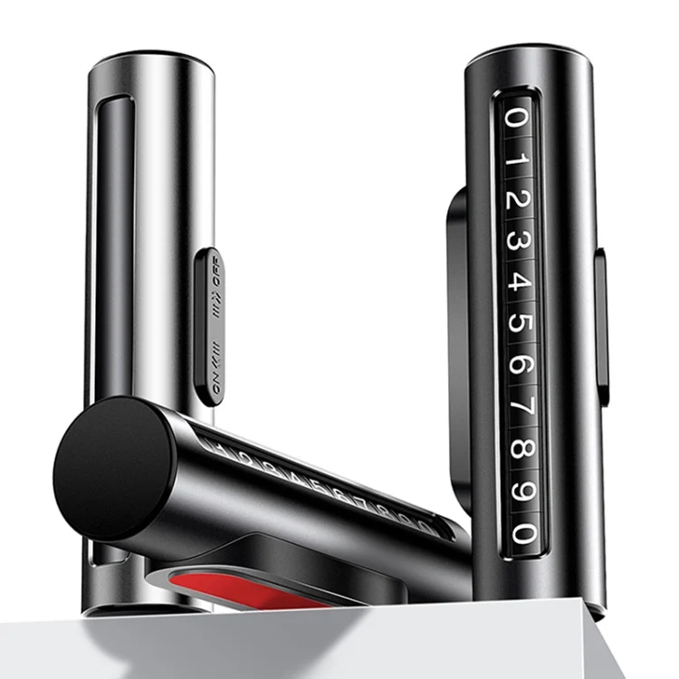 CRP2681B_2.webp Car Metal Roller Creative Temporary Parking Card Parking Number Card - Image 3