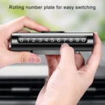 Car Metal Roller Creative Temporary Parking Card Parking Number Card - Image 8