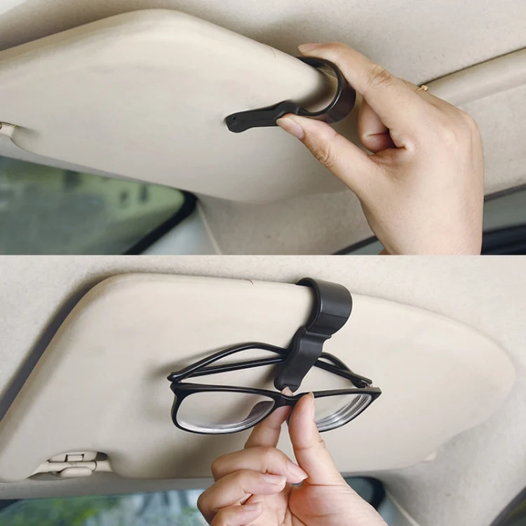 CRP2748B_3.webp Multifunctional Car Glasses Mount Holder Card Bill Storage Clip - Image 4