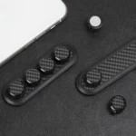 Car Carbon Fiber Magnetic Clamp Cable Storage Box Creative Desktop Hub Organizer - Image 7