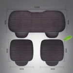 3 in 1 Car Seat Cushion Free Binding Half Inclusive Seat Mat Set - Image 3