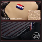 3 in 1 Car Seat Cushion Free Binding Half Inclusive Seat Mat Set - Image 6