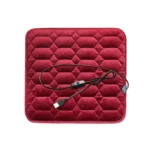 Car USB Seat Heater Cushion Warmer Cover Winter Heated Warm Mat, Style: Square - Image 9