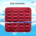 Car USB Seat Heater Cushion Warmer Cover Winter Heated Warm Mat, Style: Square - Image 6