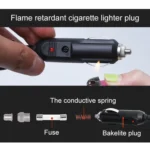 Car Cigarette Lighter Socket Seat Heater Cushion Warmer Cover Winter Heated Warm Mat - Image 3