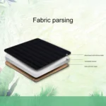 Car Four Seasons Linen Fabric Front Seat Cushion - Image 4