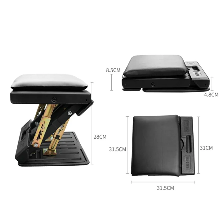 CRP3592_B1.webp R-3600 Car Adjustable Footrest Ottomans Ergonomic Footstool - Image 2