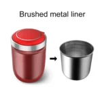 Portable Car Stainless Steel Liner Cigarette Ashtray with Light - Image 4